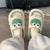 Tjock Sole Frog Tofflor
