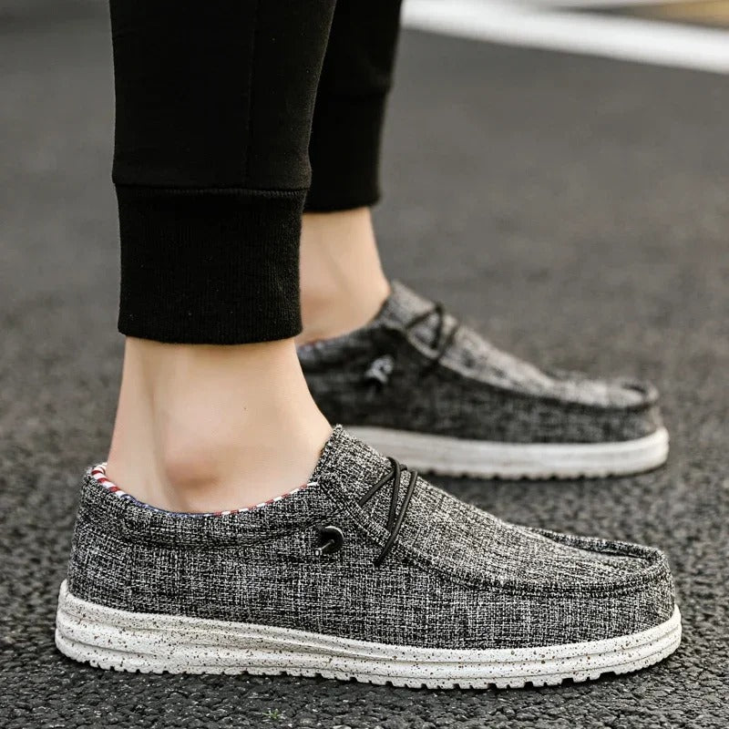 Casual Loafers med snörning för män