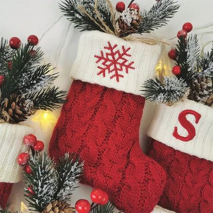 Julbrev stickade strumpor