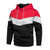 Patchwork Fleece Hoodie för män