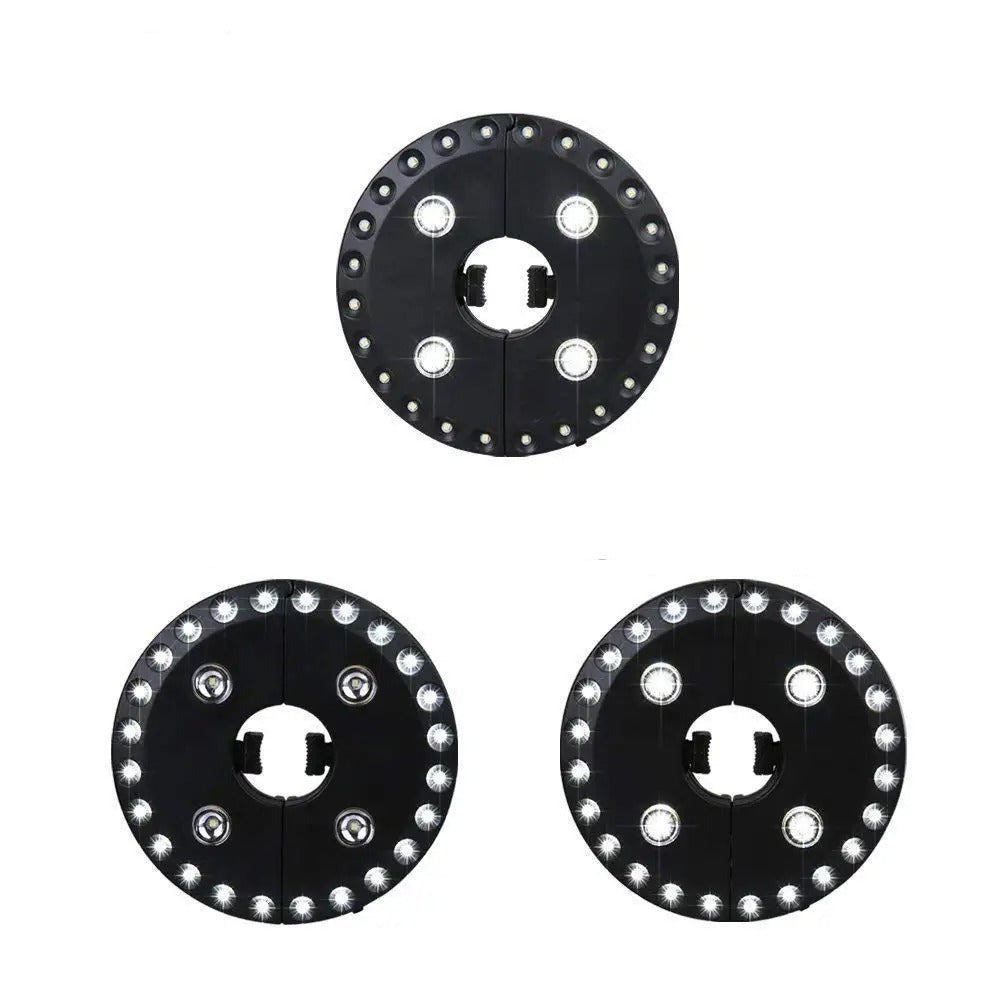 28 LED uteplats paraplyljus