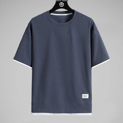 Premium våffel Tshirt för män