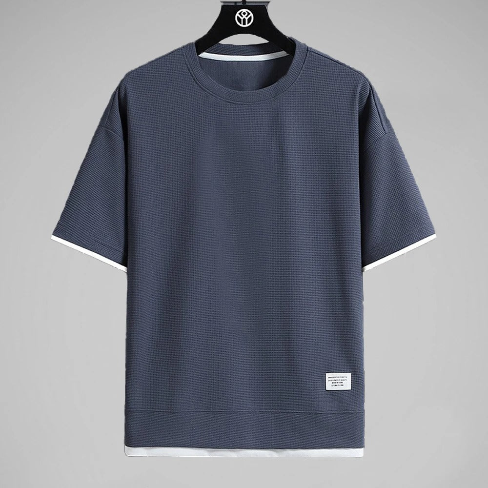 Premium våffel Tshirt för män
