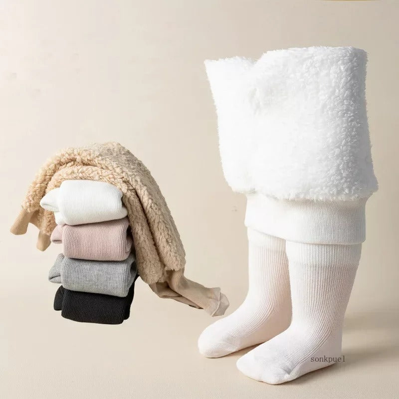 Tjocka vintertights för barn