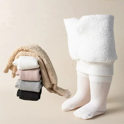Tjocka vintertights för barn