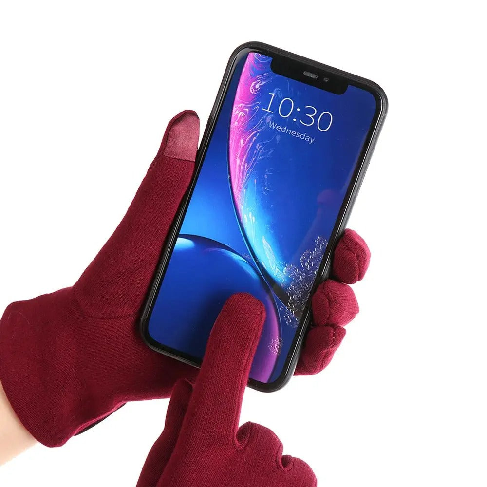 Fleecefodrade termovantar för kvinnor