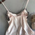 V-Neck Satin Sleepwear Set för kvinnor