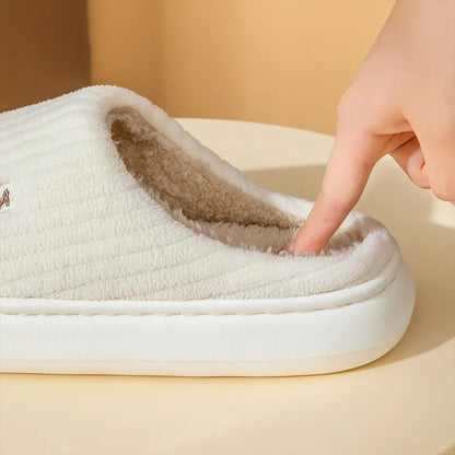 Memory Foam Fluffiga tofflor av plysch