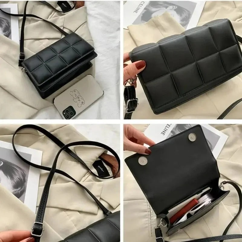 Liten crossbody-väska i Läderstil för kvinnor