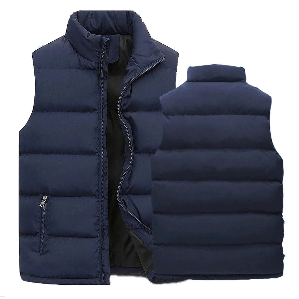 Ärmlös Bodywarmer-väst för män