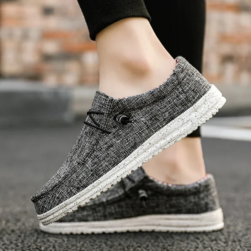 Casual Loafers med snörning för män