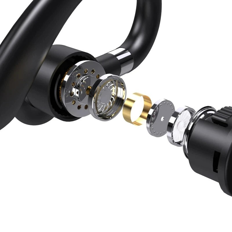 Digital display brusreducerande sporthörlurar