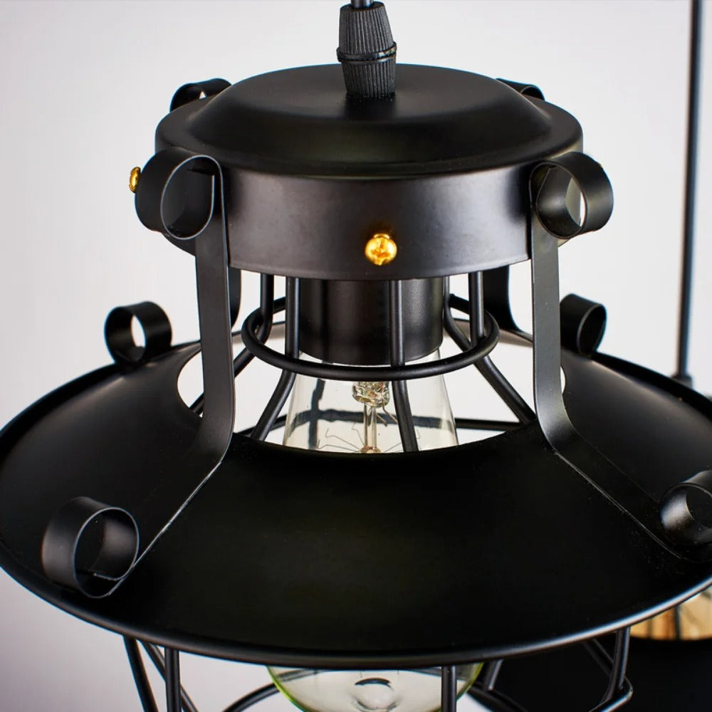 Retro industriell hängande lampa