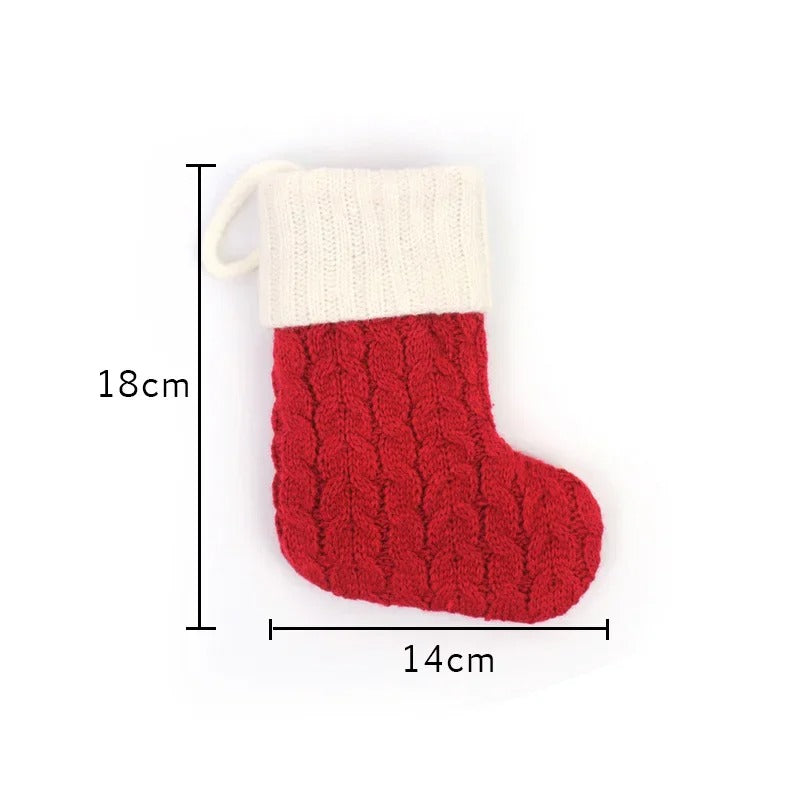 Julbrev stickade strumpor