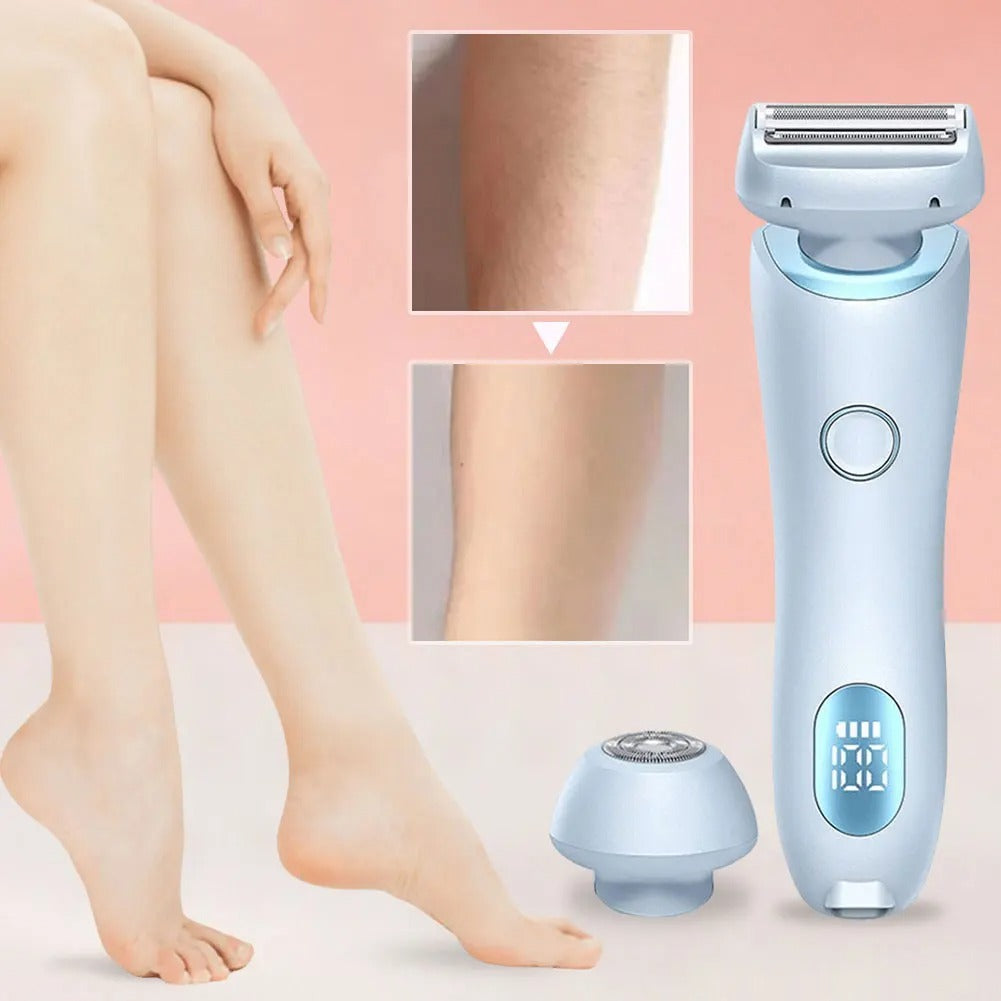 2-i-1 Hårborttagningsepilator | Epilator För Ansikte & Kropp | Smidig Med Display