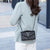 Lyxig Quiltad Crossbody Tassel Handväska