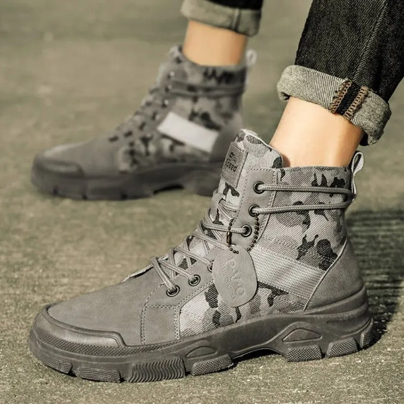 Camo-stövlar för män