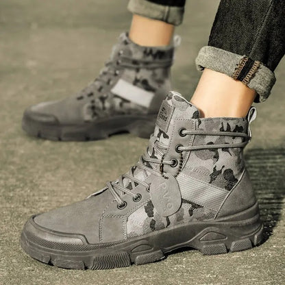 Camo-stövlar för män