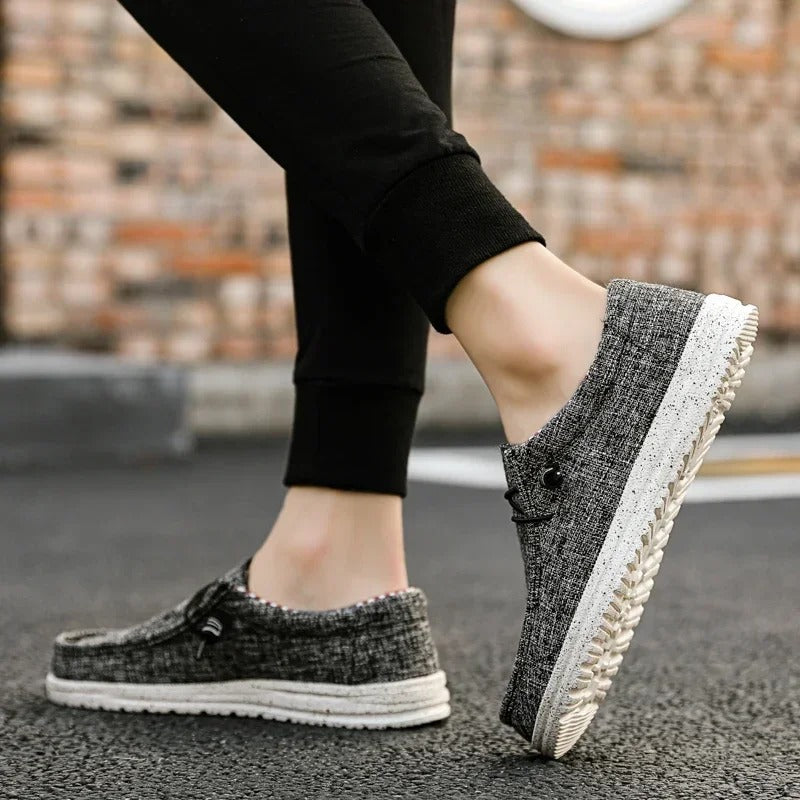 Casual Loafers med snörning för män