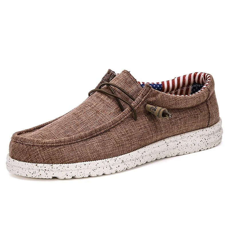 Casual Loafers med snörning för män