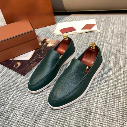 Mocassin i läderstil för män