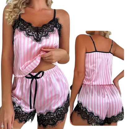Ärmlöst pyjamasset för kvinnor