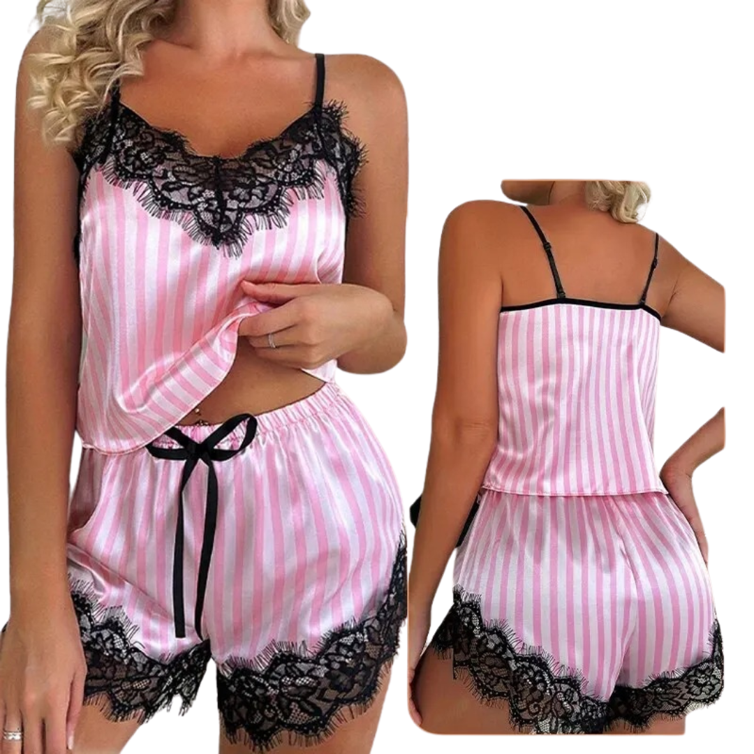 Ärmlöst pyjamasset för kvinnor