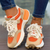 Färgblock mode sneakers för kvinnor