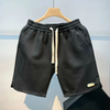 Herrshorts med dragsko i vågmönster
