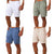 Herrshorts i bomullslinne