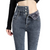 Termiska skinny jeans med hög midja