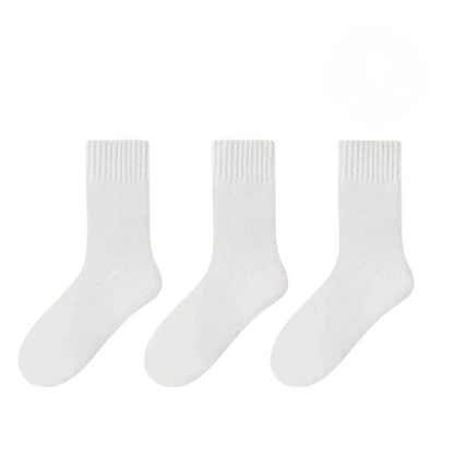 Vintervarma ullstil strumpor (3 par)