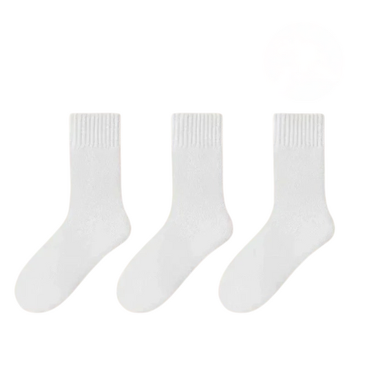 Vintervarma ullstil strumpor (3 par)