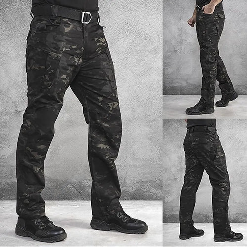Variant image for Herr Taktiska Lastbyxor Funktionell Polyester-1