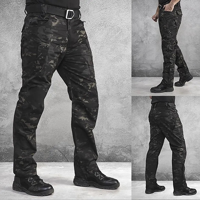 Variant image for Herr Taktiska Lastbyxor Funktionell Polyester-1