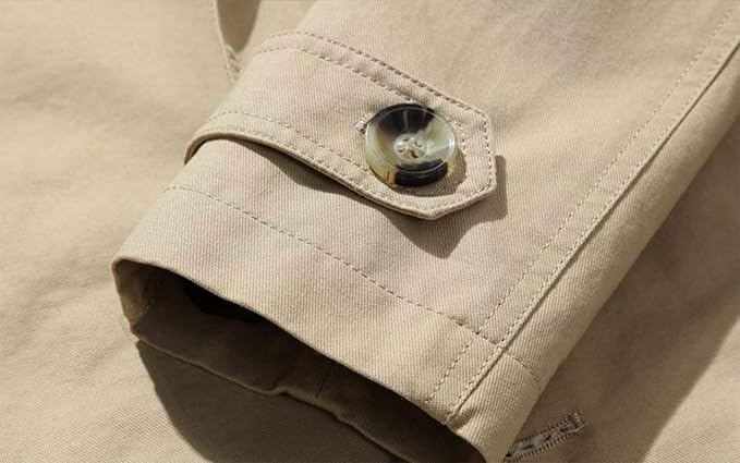 Windbreaker trenchcoat för män