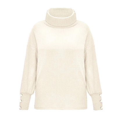 Vintage Turtleneck Sweater för kvinnor