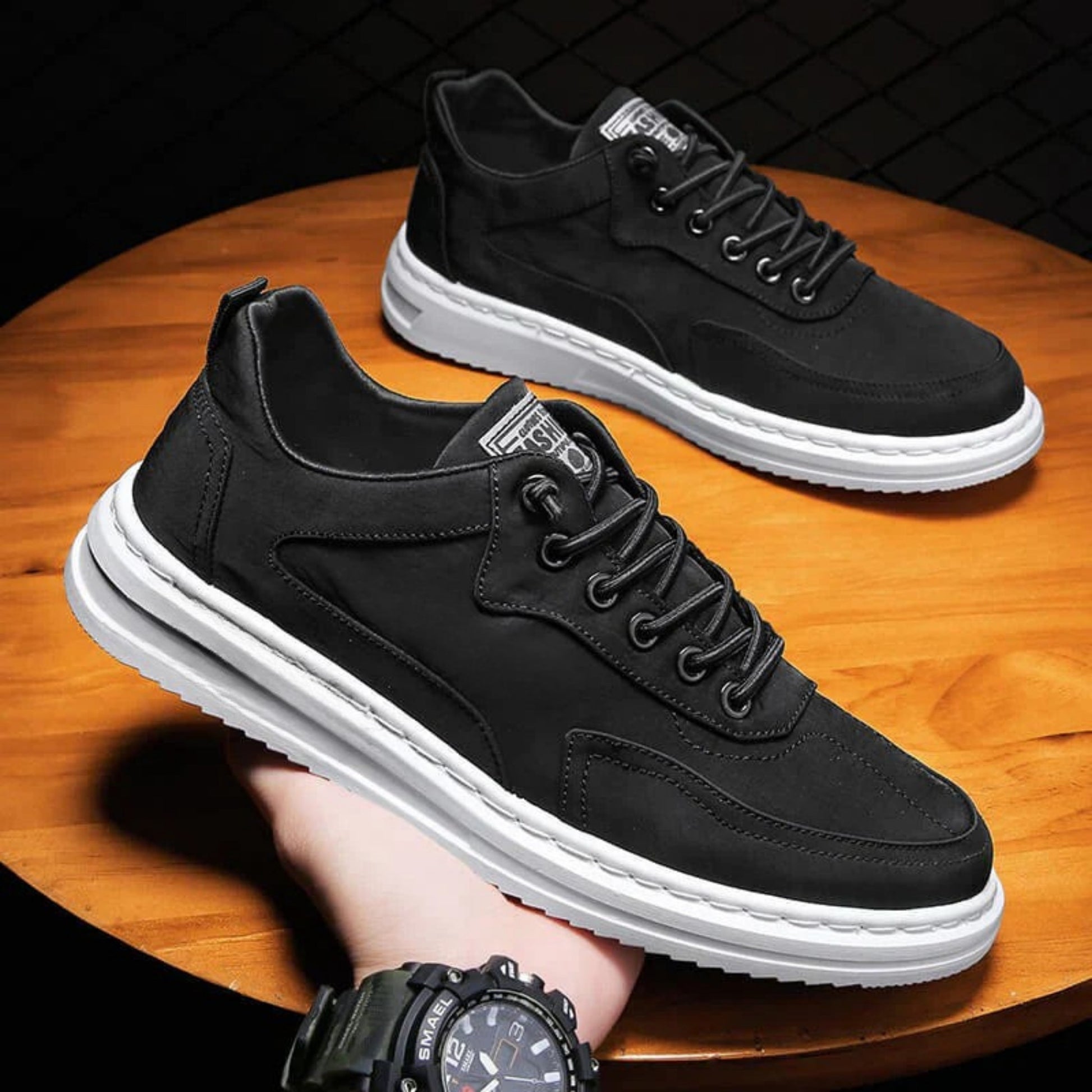Unisex Sneakers Tidlös Design för Vardags och Fest