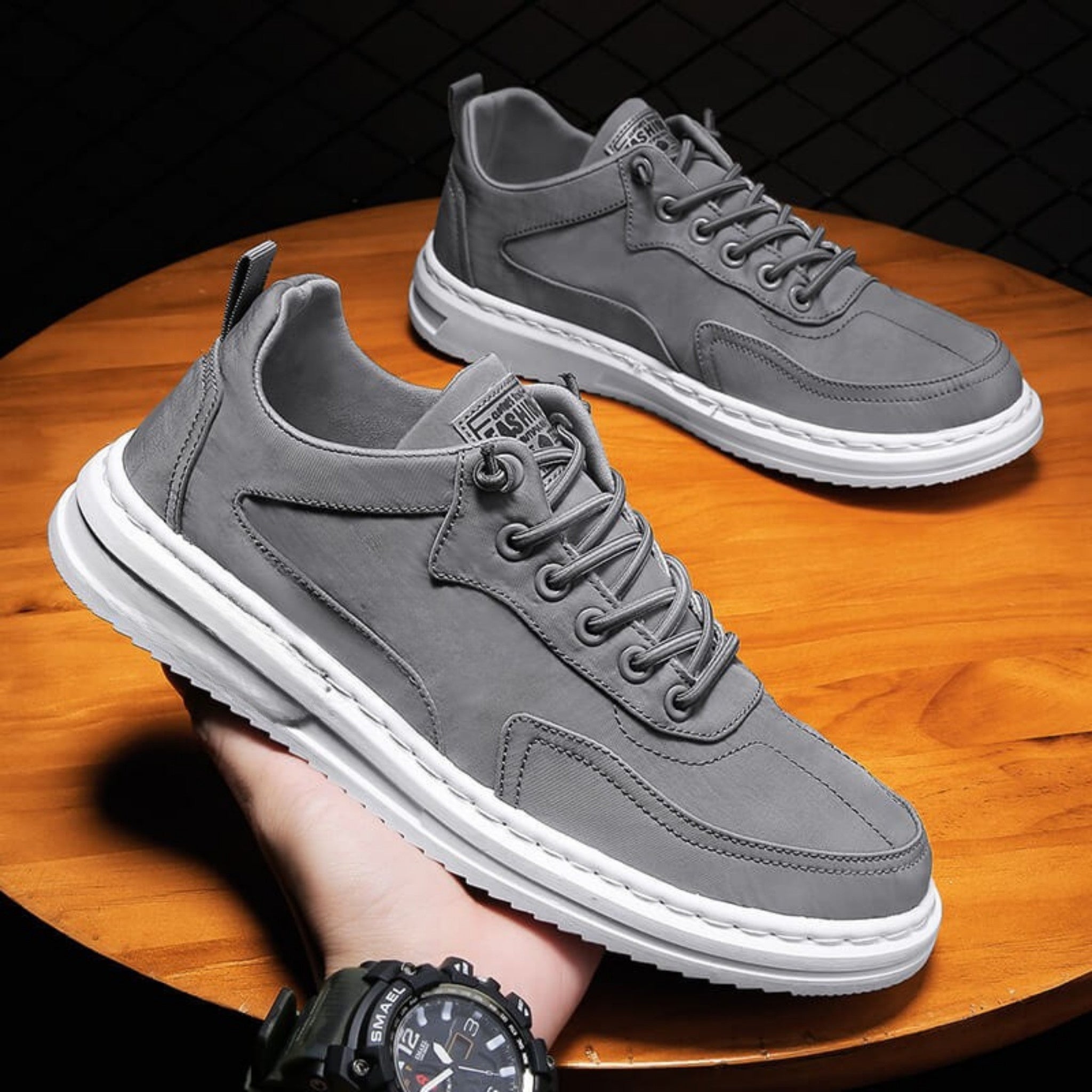 Unisex Sneakers Tidlös Design för Vardags och Fest