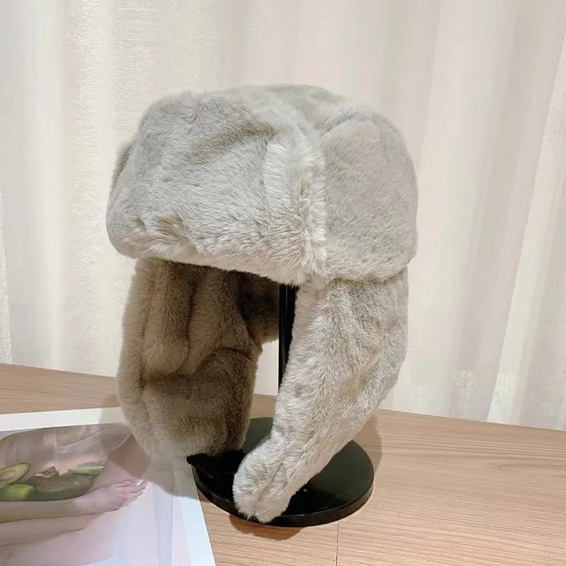 Förtjockad varm mössa för kvinnor