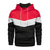 Patchwork Fleece Hoodie för män