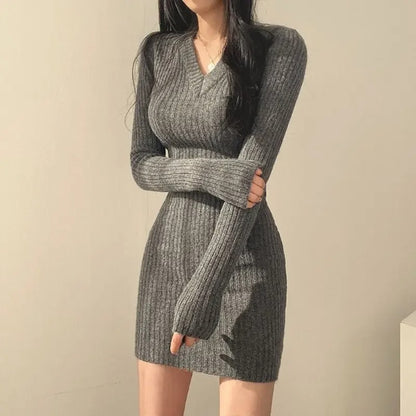 Damstickad Slim Bodycon