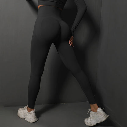 Sömlösa gymleggings för kvinnor