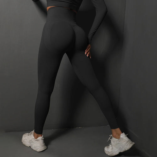 Sömlösa gymleggings för kvinnor
