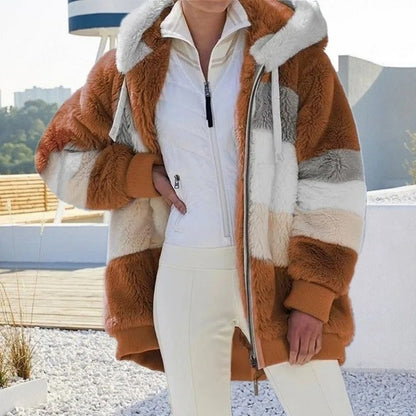 Oversized Hooded Jacket för kvinnor