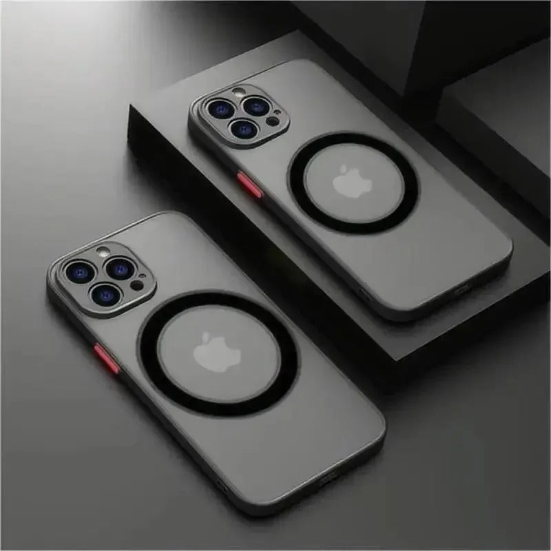 Magnetiskt Magsafe Matte fodral för iPhone