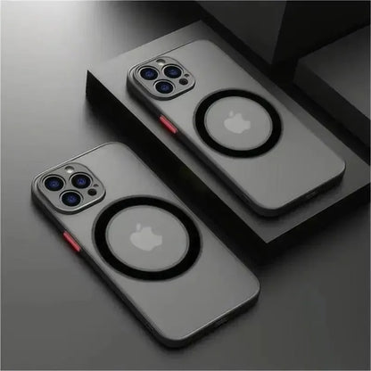 Magnetiskt Magsafe Matte fodral för iPhone