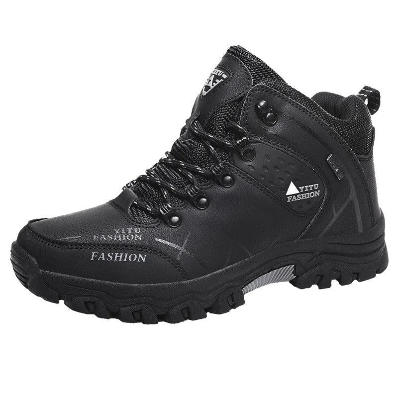 Vattentäta sneakers i läder för män