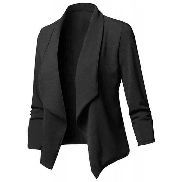 Överdimensionerad öppen blazer för kvinnor