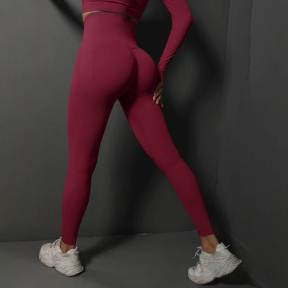 Sömlösa gymleggings för kvinnor